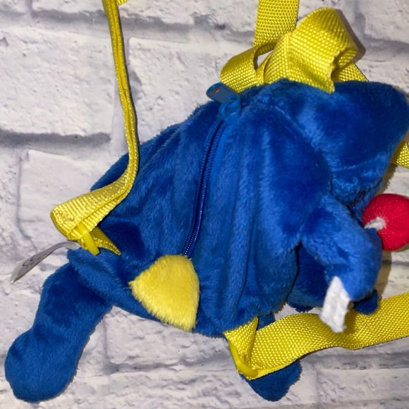 Chupa Chups Plush crocodile backpack zipper bag - Picture 4 of 5